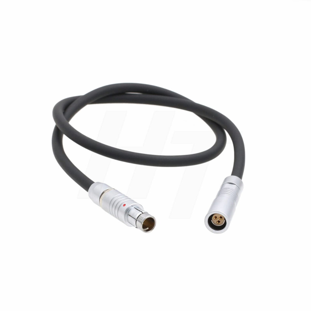 Hangton Rs 3 Pin Extension Cable For Sony Venice Arri Alexa Dsmc2 Camera Tilta Trigger Box Fischer 24V Power Start/Stop 24" Red 4841347859120