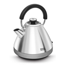 Morphy Richards Venture Pyramid Kettle, 1.5L, 3KW, Removable Filter, 360 Degree Base, Viewing Window, Polished Stainless Steel and Nickel, 100333