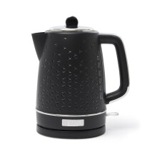 Haden Starbeck Black Kettle - 3000W Fast Boil - Lightweight and Easy To Use Electric Kettle with Cordless Base - Ergonomic Handle - Anti-Limescale