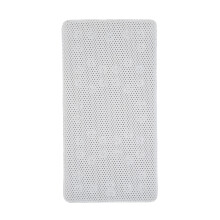 Croydex Teviot Bath Mat Non Slip Anti Mould - White PVC Medium Mat with Cushioned Vinyl Air Cell Technology, Hygiene 'n' Clean Treatment, Pressure