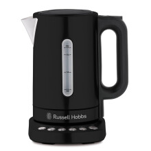 Russell Hobbs Electric kettle [1.7L] Addison Kettle Matte Black (Variable Temp, 5 Presets, Keep Warm function, Removable washable anti-scale filter,