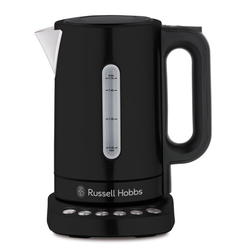 Russell Hobbs Russell Hobbs Electric kettle [1.7L] Addison Kettle Matte Black (Variable Temp, 5 Presets, Keep Warm function, Removable washable anti-scale filter,