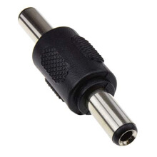 DC Male to Male Coupler, 2.5mm X 5.5mm Connector, Power Cable Extension Adapter, Female to Male Jack Converter, Barrel, Wire Extender, Joiner, Plug