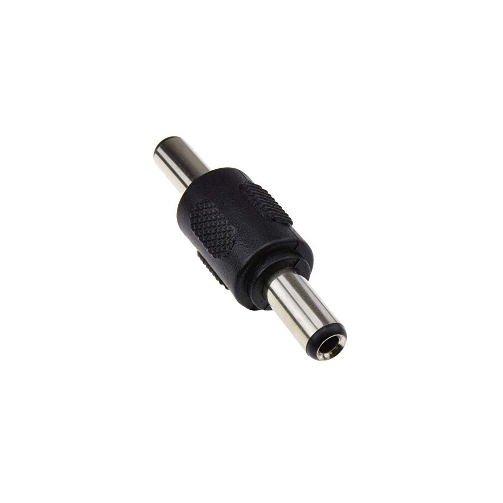 Dc Male To Male Coupler, 2.5Mm X 5.5Mm Connector, Power Cable Extension Adapter, Female To Male Jack Converter, Barrel, Wire Extender, Joiner, Plug 5056348863857