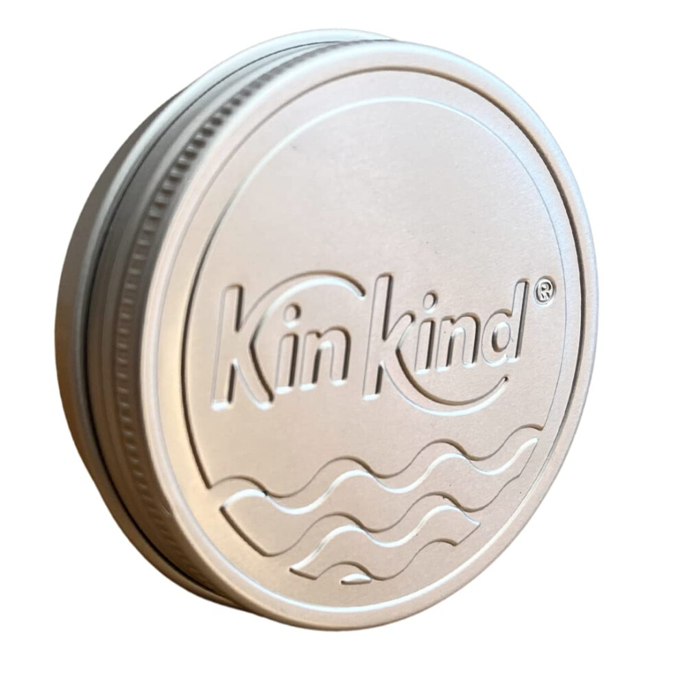 KinKind KEEP me! Shampoo Bar Tin Container. This soap dish travel tin is ideal for holidays, gym & pool. Fits all KinKind solid hair and beauty bars-image-OPC-PMHF6GW-NEW