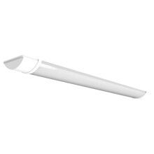 4lite Indoor Batten (White) 3400lm 4ft Cool White IP20 Rated Twin LED Integrated 30W Strip Light - 4L3/2011-4Yr Guarantee