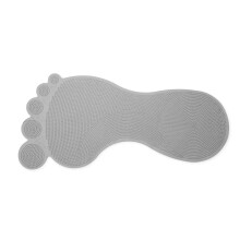 Croydex Big Foot Non Slip Bath Mat - Large Foot Shape Design made from Natural Rubber with Anti-Bacterial Treatment for Anti-Mould Properties, Easy to