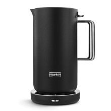 Aarke Stainless Steel Kettle Matte Black ? 1.2L Electric Kettle, Multiple Temperature Settings, 360? Swivel Base, Quiet Boil, Non-Drip Spout