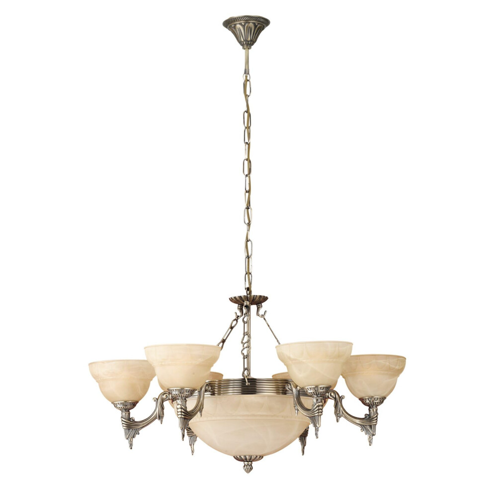 Eglo Pendant Luminaire, Metal, E14, Brown