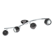 Eglo 31008 BIMEDA Ceiling Light in Black and Chrome