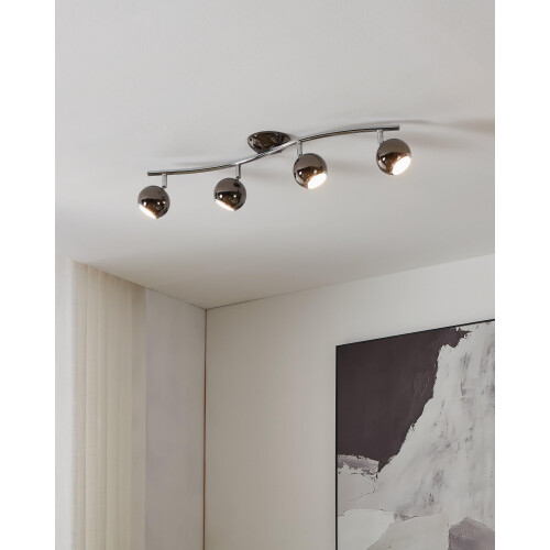 EGLO Eglo 31008 BIMEDA Ceiling Light in Black and Chrome 2