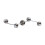 EGLO Eglo 31008 BIMEDA Ceiling Light in Black and Chrome 2