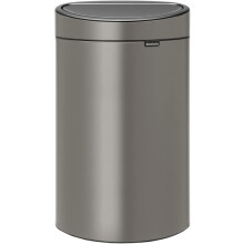 Brabantia 114908 Touch Bin New, 40 litre-Platinum, Stainless_Steel