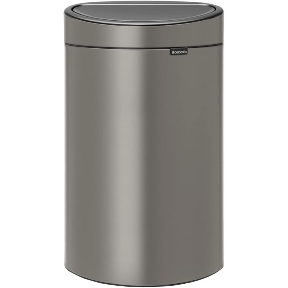 Brabantia 114908 Touch Bin New, 40 Litre-Platinum, Stainless_steel