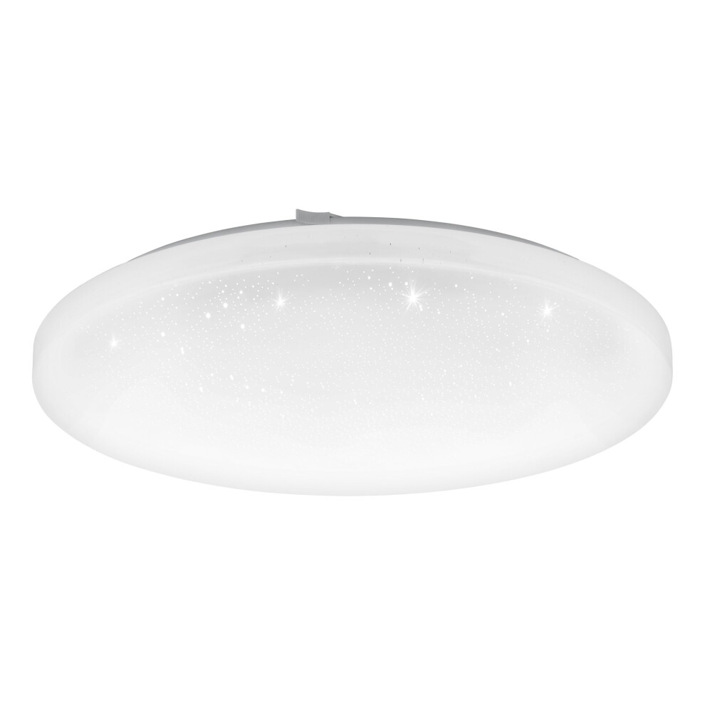 Eglo Wall/Ceiling Alloy Steel Plastic With Crystal Effect, 33.5 W, Light/White