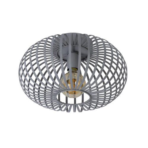 LUCIDE Manuela - Flush Ceiling Light - ? 39,5 cm - 1xE27 - Grey 1