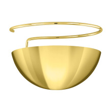 EGLO Decorative Anti-Glare Accessory for G95 Bulbs, Attachable Light Bulbs, Anti-Glare Screen Made of Steel in Brass, Glossy, Diameter 9.7 cm