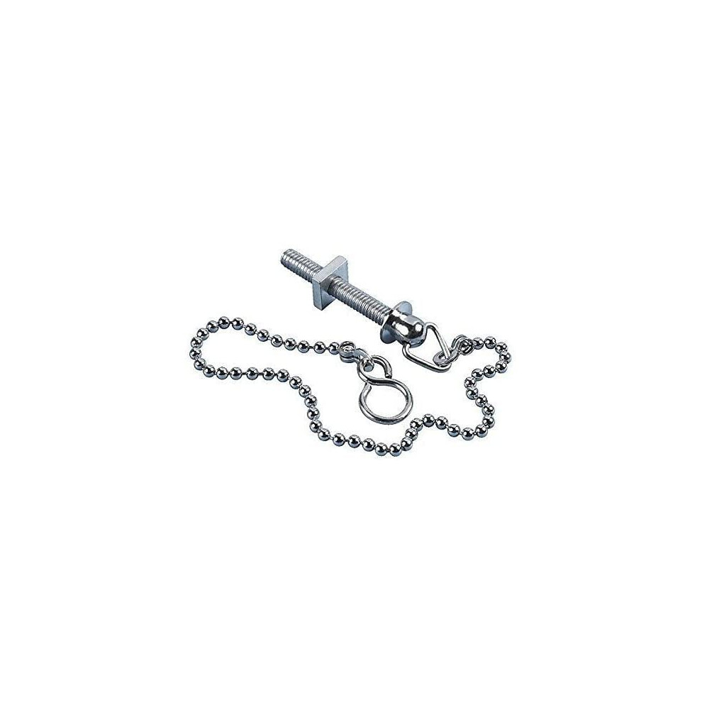 E2trade Replacement Chrome 18" Sink Basin Bath Ball Plug Chain And Stay S Hook Ends 9019791894140