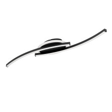 Eglo LED Ceiling Light Fitting Lungolago, Office and Kitchen Lighting, Kitchen lamp Made of Metal and Plastic in Black White, Neutral White, 74 cm