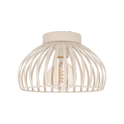 EGLO Eglo Mogano 3 Sandy Steel Minimalist, Caged Style Ceiling Light 1