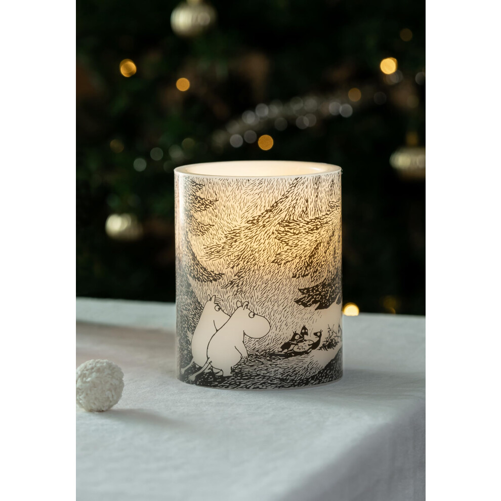 Muurla Moomin LED Candle, Under The Trees, ? 10cm x 12.5cm High-image-OPC-PMHF6XP-NEW