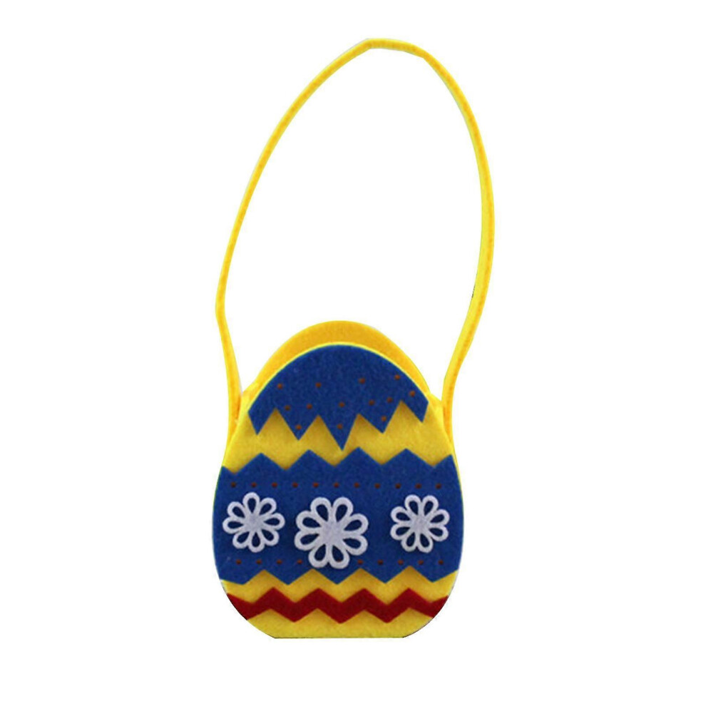 Kikidex (As Show, Blue) For Creative Rabbit Shaped Egg Organizing Bucket With Handle Portable Bunny Bask