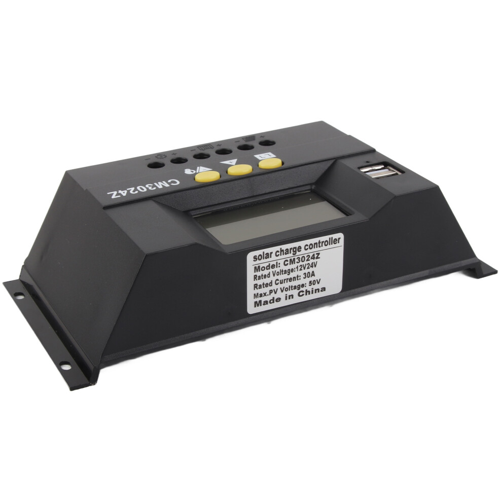 12V/24V 30A Pwm Solar Controller For Home & Office Photovoltaic Charging 4291356607074