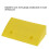 Plastic Curb Ramp Portable Lightweight Threshold Ramp for Driveway Loading Dock Step Car Yellow 5