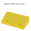 Plastic Curb Ramp Portable Lightweight Threshold Ramp for Driveway Loading Dock Step Car Yellow 4