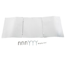 Suspended Heating Reflector Outdoor Aluminum Alloy Solar Heat Reflector for Winter Home Courtyard