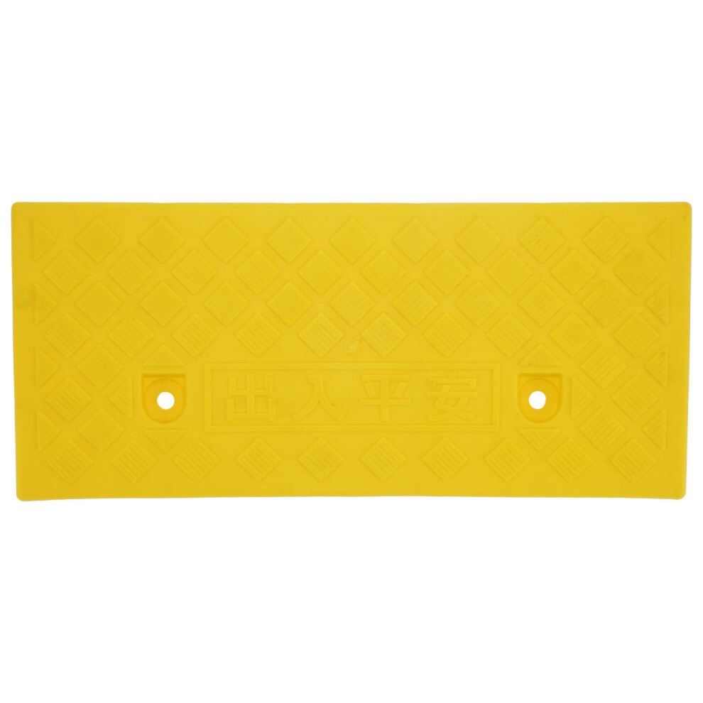 5Cm Thickness Plastic Curb Ramp Portable Threshold Ramp For Car Vehicle Driveway Loading Dock Suppliesyellow 9183899942192
