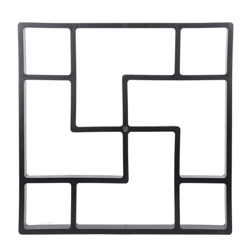 DIY Path Maker Concrete Stepping Stone Mold Garden Lawn Paving Mold 2