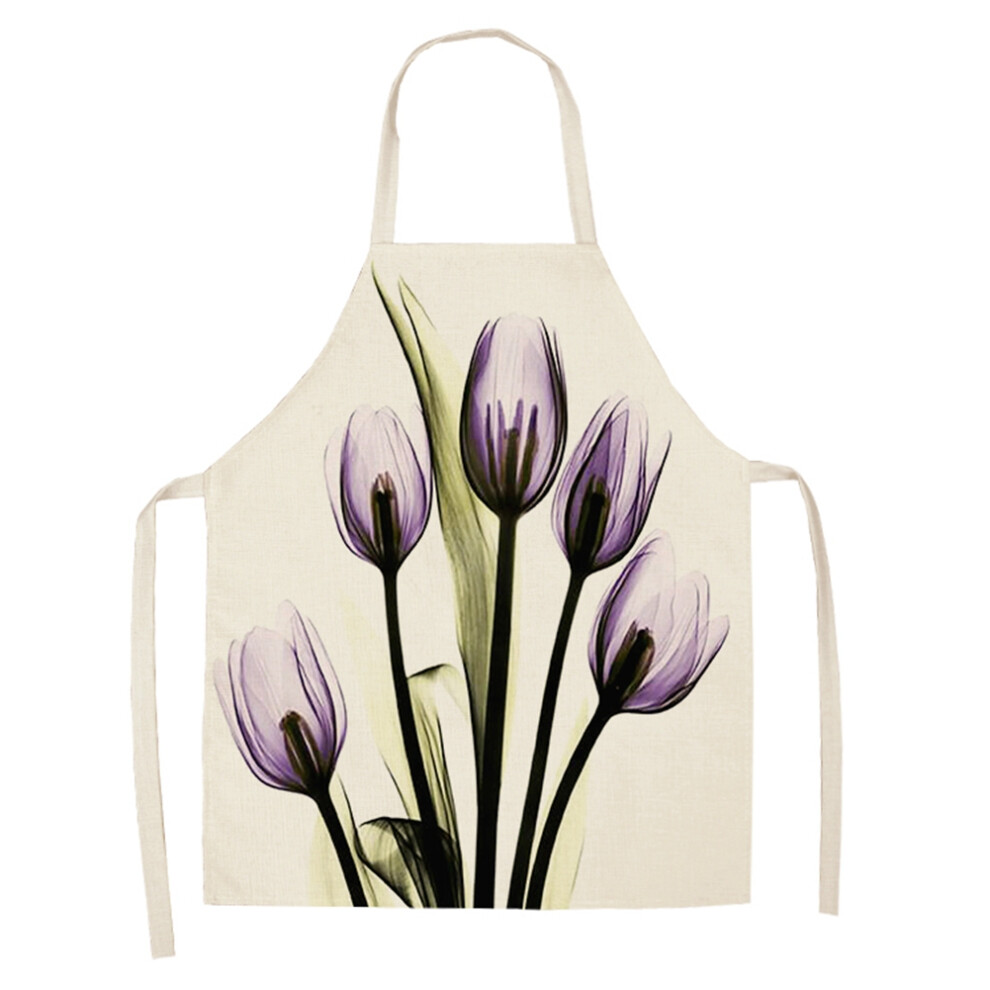 Simple Stylish Apron With Pocket Home Restaurant Kitchen Cooking Colorful Apron (#7) 9183899947524