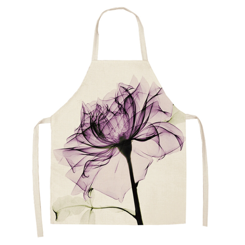 Simple Stylish Apron With Pocket Home Restaurant Kitchen Cooking Colorful Apron (#3) 9183899947487