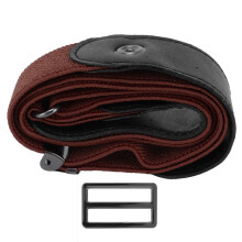 Elastic Waistbelt Fashion Jeans Pants Stretch Belt for Women Men Clothing AccessoriesBrown Buckle