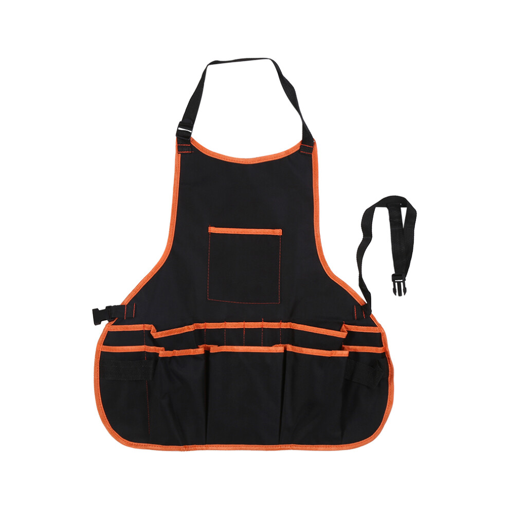 1Pc 14 Pockets Black Multifunctional Tool Bag Hardware Electrician Pouch Toolkit Apron 9183899947548