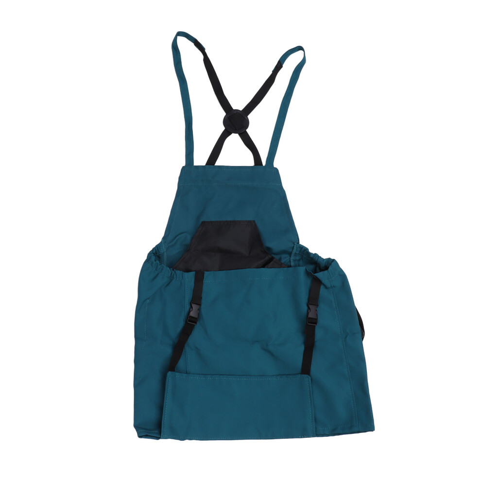Harvest Bag Fruit Picking Apron Large Capacity Oxford Cloth Quick Release Garden Pouch For Orchard Garden Farm Blue Green 9183899947661
