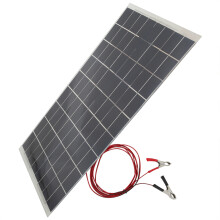 30W 12V Semi Flexible Solar Panel Equipment Device Car Battery Charger