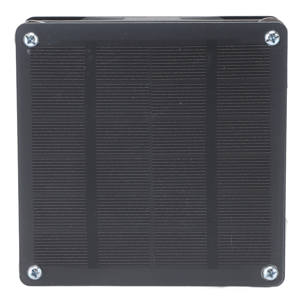 Monocrystalline Solar Panel Fan 3W 6V Eco Friendly Adjustable Angle Solar Exhuast Vent Fan Silent For Chicken Coop Greenhouse 9183899950951
