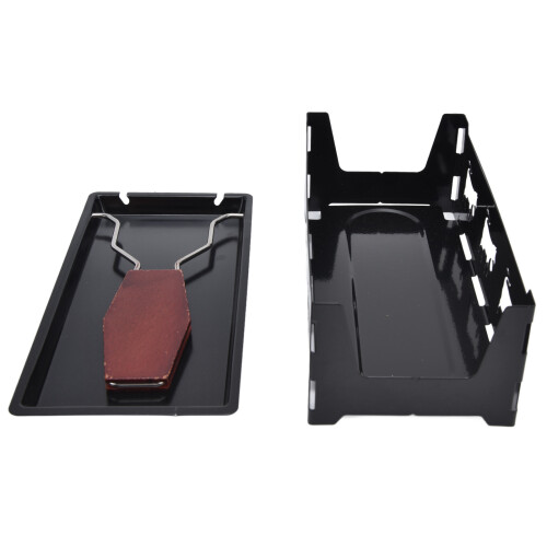 Mini Cheese Raclette Grill with Black Handle Rectangular Bakeware Cheese Baking Tool 2