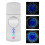 USB Charging Electric Cigarette Lighter Fidget Lighter 7 Colors LED Flash Light (Silver) 6