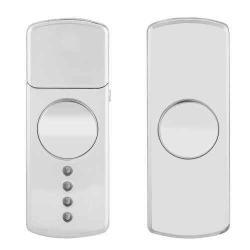 USB Charging Electric Cigarette Lighter Fidget Lighter 7 Colors LED Flash Light (Silver) 2