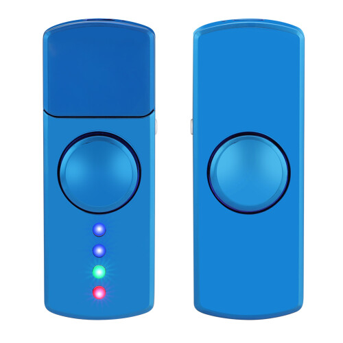 USB Charging Electric Cigarette Lighter Fidget Lighter 7 Colors LED Flash Light (Blue) 2
