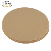 200Pcs 9 inch NOn stick Round BBQ Paper Baking Sheets Barbecue Foil Paper for Grill