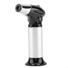 Portable Electric Windproof Gas Lighter Fire Starter BBQ Stove Cooker Igniter (White)