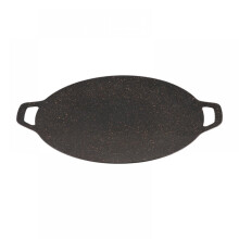 Iron Grill Plate Induction Cooker Non-stick Barbecue Plate Teppanyaki Household Commercial Outdoor Portable Card Stove Barbecue Plate