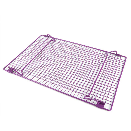 Purple Biscuit Cake Bread Cooling Rack Grid Baking Tray Pastry Baking Barbecue Tool 2