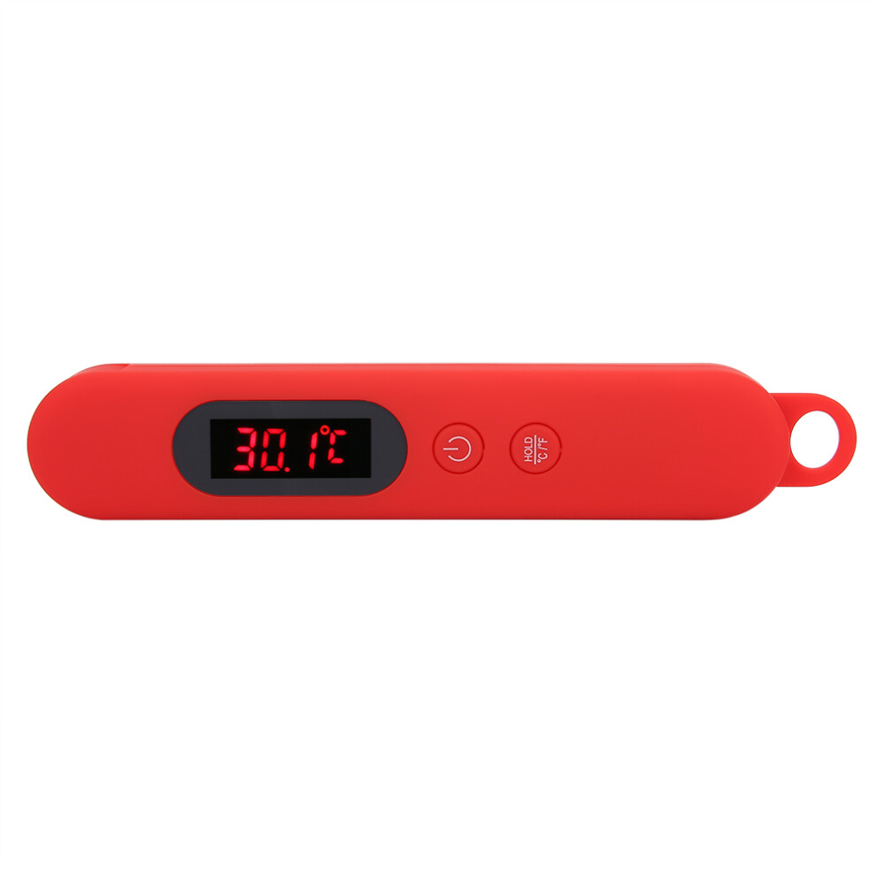 Electronic Digital Oven BBQ Cooking Thermometer Folding Probe Kitchen Tools (Red)-image-OPC-PMHFD22-NEW