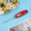 Waterproof Quick Reading BBQ Thermometer Smoker Temp Gauge Temperature Probe(Red) 6
