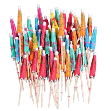 Disposable decorative pineapple stick stereo creative fruit stick Flamingo toothpick baking plug party 50pcs